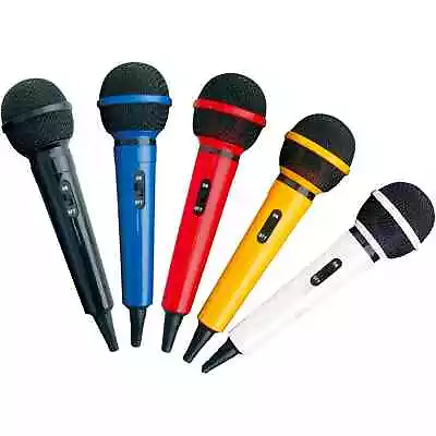 Dynamic Handheld Karaoke Mic With Lead Home Party DJ Singing 5 Fun Colours • £5.99