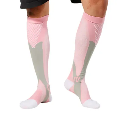 Sports Compression Socks Men Women 20-30 MmHg Athletic Fit Running Anti Fatigue • $16.72