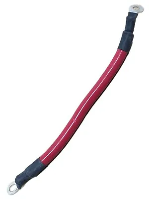 6 AWG Copper 7-1/4  Red Battery Cable 3/16 &1-1/4  Lugs Wire  Marine Inverter • $6.95