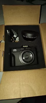$59.49 • Buy 4K Digital Vlogging Camera For YouTube 4k Camcorder HD 1080P 48MP Video Camera