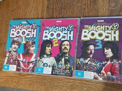 THE MIGHTY BOOSH SEASON 1 2 3 DVD Series-Aus Release R4 BBC Very Good Condition • $9.63