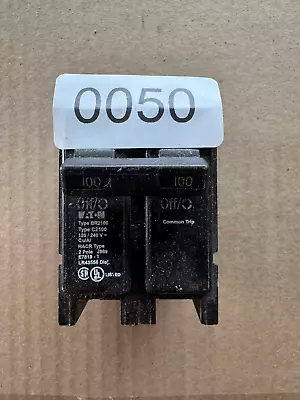 Eaton BR2100 Thermal Magnetic Circuit Breaker 120/240V 2 Pole • $29.99