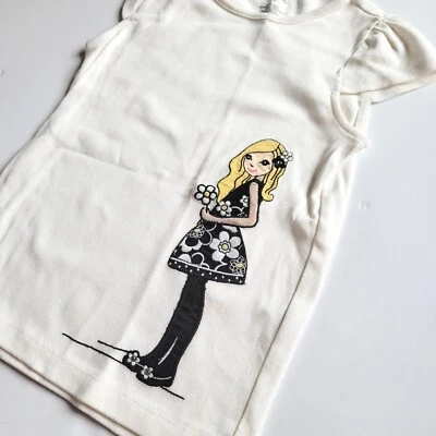 $12.67 • Buy Gymboree Girls 5 5T Bee Chic Girl Diva Daisy Flower Top 2011 Vintage NWT 