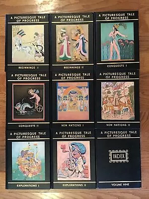 A Picturesque Tale Of Progress Complete Set Volumes 1-9 1952 • $99