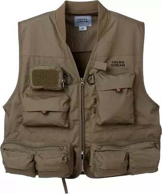 Field & Stream Fishing Vest - Men's Multi Pocket Wading Vest - Choose Size - NEW • $29.95