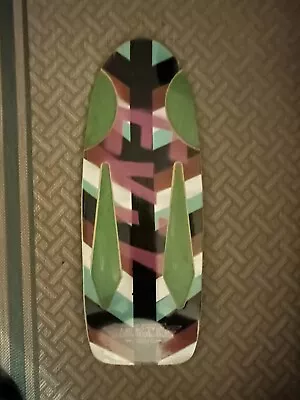 RARE KROOKED Pure Evil Beamer COUPE Limited Mark Gonzales Skateboard Deck GREEN • $124.99