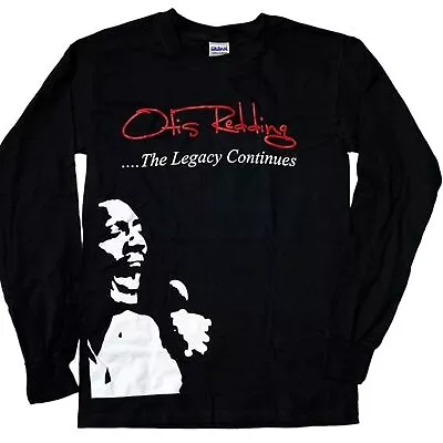 NWOT Otis Redding The Legacy Continues Long Sleeve T-Shirt Black Unisex S • $35