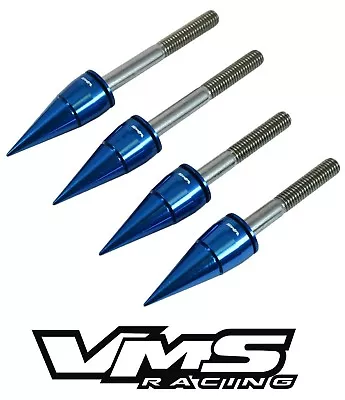 $24.95 • Buy Vms Racing 6mm Blue Spike Cam Cap Cup Bolt Washer Kit For Honda Acura B18 B16