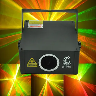 400mw COLOUR RGY DISCO LASER LIGHT -  RED GREEN YELLOW Dj Club Karaoke Rgy Kam • £122