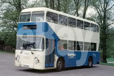 Bus Photo - Sheffield & District JYG418V Leyland Atlantean ECW Ex Y Woollen • £1.19