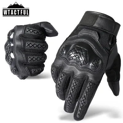 Men Outdoor Motorbike Gloves Riding ​Motorcycle Touch Screen Full Finger Glove • $29.99