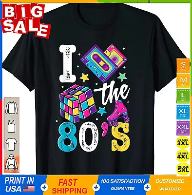 NEW LIMITED 80's Clothes - 80's Party Supplies - Eighties Costume T-Shirt • $18.89