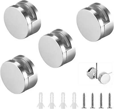 4 Mirror Wall Hanging Mounting Fixing Kit Frameless Mirror Wall Full Clips !!! • £5.45