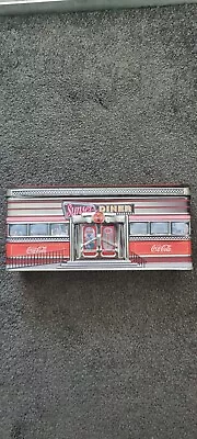 Coca Cola Sunset Diner Metal Tin With Lid • $19.60