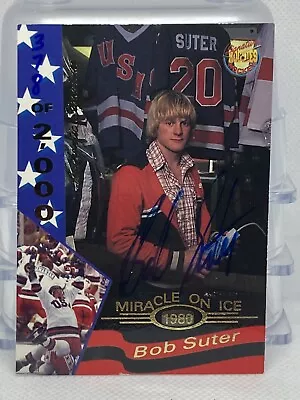 1995 Signature Rookies Miracle On Ice Autograph #33 Bob Suter Auto /2000 • $159.95