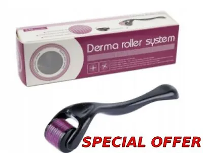 $10.96 • Buy Derma Skin Roller 540 Titanium Micro Needle Hair Regeneration Hair&beard Growth