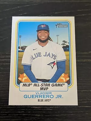 Vladimir Guerrero Jr. All Star MVP Insert AW-10 2022 Topps Heritage Blue Jays • $0.99