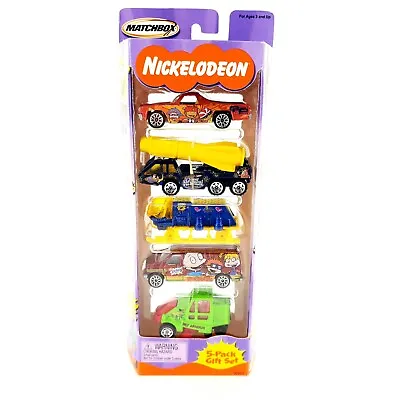 Matchbox Nickelodeon 5-Pack Gift Set Die Cast Cars 1:64 Scale Brand New Sealed • $16