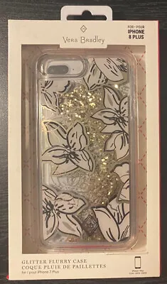 NEW Vera Bradley Glitter Flurry Case For IPhone 8/7/6S/6 PLUS W/ Gold Glitter FS • $7.99