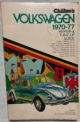 Chilton's Volkswagen 1970-77 Repair And Tune-up Guide 6619 Manual • $11.99