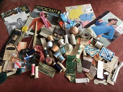 £6 • Buy Job Lot Haberdashery / Sewing - Vintage / Retro / Modern