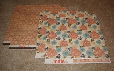 My Mind's Eye Double Sided Cardstock Paper(4) ~ Indie Chic Citron Peony • $2.99
