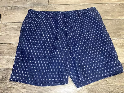 Men’s JF J Ferrar Shorts Sz 38 Blue Multi Flat Front • $13