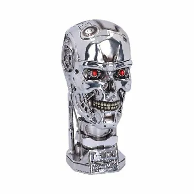 £33.50 • Buy T-800 Terminator 2 Tall Head Box Silver Skull Movie Collectable Official 