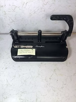 VTG Swingline 3-Hole Puncher Handle Press Adjustable Punches Model 350 / 400 • $14.98