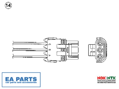 £85.28 • Buy Lambda Sensor For RENAULT TOYOTA NGK 92134