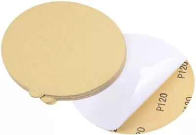 6 Inch PSA Adhesive Sanding Disc 120 Grit Sticky Back Sandpaper DA Sander Paper • $25.99