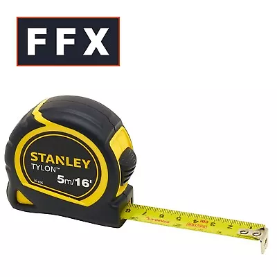 Stanley STA030696N Tylon Pocket Measuring Tape Measure 5m 16ft 19mm 0-30-696 • £6.95