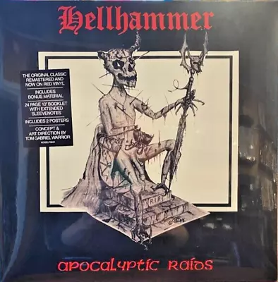 Hellhammer ‎– Apocalyptic Raids LP - NEW RED COLORED VINYL RECORD - CELTIC FROST • $39.99