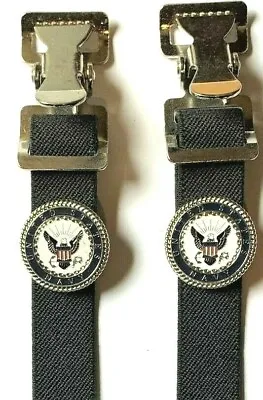 U.s. Navy Motorcycle Military Pants Boot Straps Heavy Duty Clip Made In Usa • $23.99