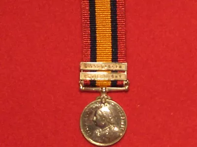 Miniature QSA Queens South Africa Medal 2 Clasp Witterbergen In Good Condition • £37