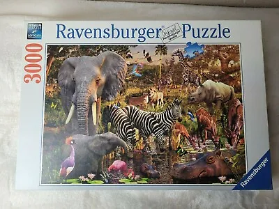Ravensburger African Animal World 3000 Piece Jigsaw Puzzle • $26.21
