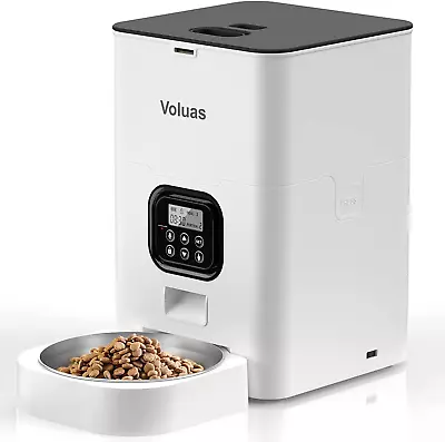 Automatic Pet Feeder For Cats & Dogs 4 Meals Voice Recorder 4L Food Storage • $71.81