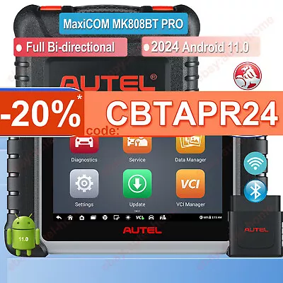 Autel MaxiCOM MK808BT PRO 2024 Diagnostic  Bi-Directional Scan Tool Full System • $780