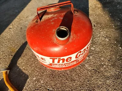 EAGLE The Gasser Vintage Metal 2.5 Gallon Gas Oil Kerosene Can Red Metal Handle • $40