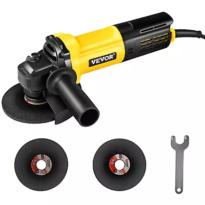 VEVOR 4-1/2  11 Amp Paddle Switch Angle Grinder - 3 Wheels - NEW • $48.99