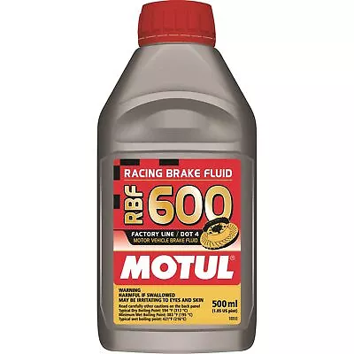 Motul RBF 600 Racing Brake Fluid - 500ml 100949 • $29.50