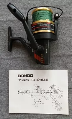 Vintage Bando BG503 Spinning Reel (B) • $90