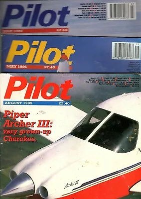 Pilot Aviation Magazine 1969 - 2005 Back Issue Selection • $4.92