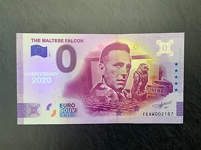 £5.98 • Buy Anniversary Zero 0 Euro Souvenir Bill 2022-1 # The Maltese Falcon - H.Bogart #