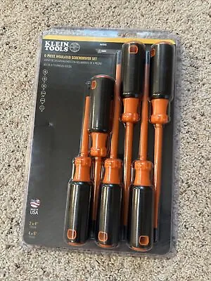 Klein Tools 85076INS Insulated Screwdriver Set Features 1000V Screwdrivers 6 Pcs • $20.50