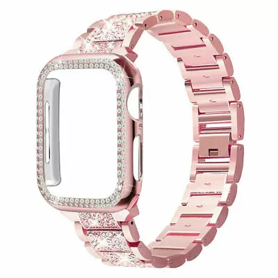 $18.99 • Buy Bling IWatch Strap Case For Apple Watch Band Series 8 7 6 5 4 321 SE 38 40 42 44