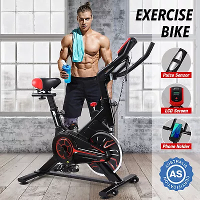 Exercise Bike Stationary Indoor Cycling Bicycle Spin Workout Home Gym Fitness • $179.95