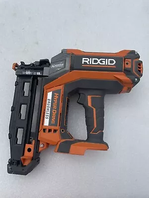 BROKEN Ridgid 16-Gauge 2-1/2 In. Straight Finish Nailer 18v Brushless FOR PARTS • $44.90