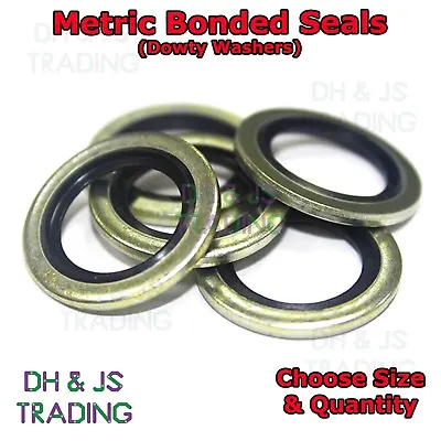£24.99 • Buy Metric Bonded Seal Washers - Dowty Sealing Washer Sealing Washers (M10 - M24)