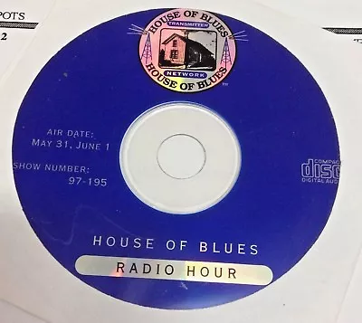 Radio Show:house Of Blues 5/31/97 Featuring: Boz Scaggs; Jimmy Reed Ray Charles • $21.99